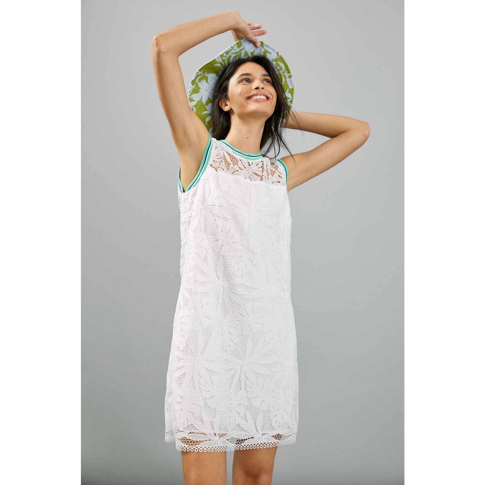 New Anthropologie Corey Lynn Calter Delilah Lace Mini Dress $198 SMALL White